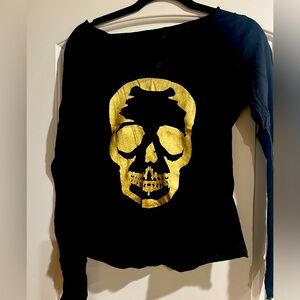 Zadig and Voltaire Skull Long Sleeve T